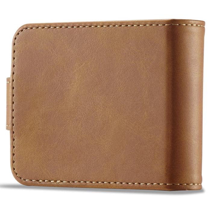 LC.imeeke - LC.IMEEKE Samsung Galaxy Z Flip3 Fodral PU Läder - Ljusbrun