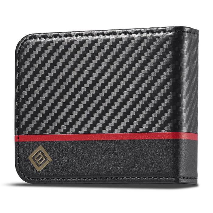 LC.imeeke - LC.IMEEKE Samsung Galaxy Z Flip3 Fodral PU Läder - Svart