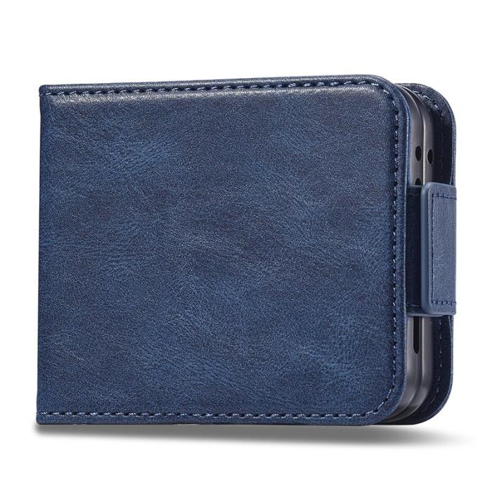 LC.imeeke - LC.IMEEKE Samsung Galaxy Z Flip5 Fodral PU Läder - Blå