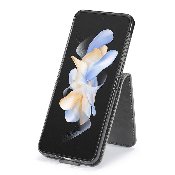 LC.imeeke - LC.IMEEKE Samsung Galaxy Z Flip5 Fodral PU Läder - Grå