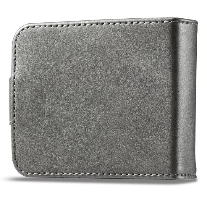 LC.imeeke - LC.IMEEKE Samsung Galaxy Z Flip5 Fodral PU Läder - Grå