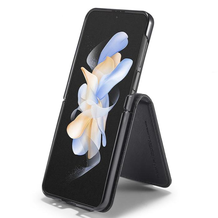 LC.imeeke - LC.IMEEKE Samsung Galaxy Z Flip5 Fodral PU Läder - Svart