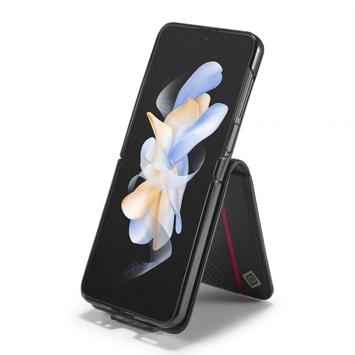 LC.imeeke - LC.IMEEKE Samsung Galaxy Z Flip7 FE Fodral Äkta läder - Vit