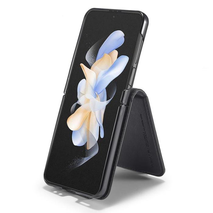 LC.imeeke - LC.IMEEKE Samsung Galaxy Z Flip7 FE Fodral PU Läder - Svart