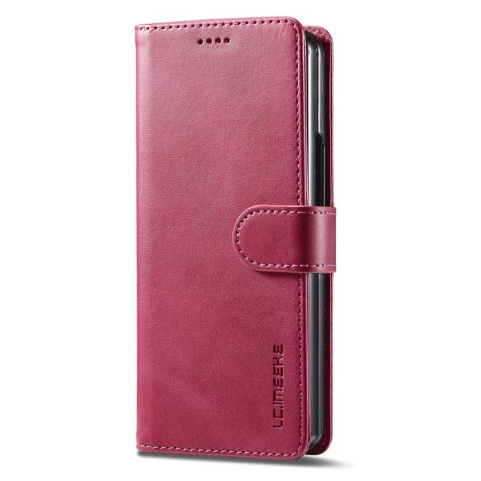 LC.imeeke - LC.IMEEKE Samsung Galaxy Z Fold6 Fodral Äkta läder - Rosé