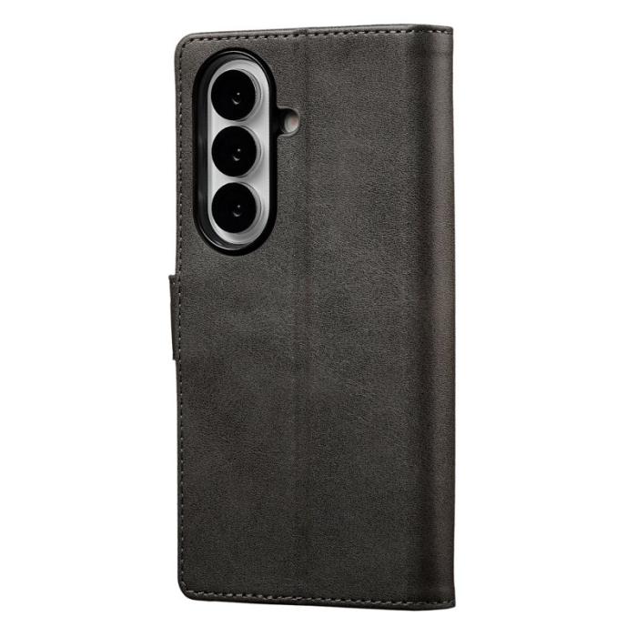 LC.imeeke - LC.IMEEKE Samsung Galaxy Z Fold7 Fodral Äkta läder - Grå