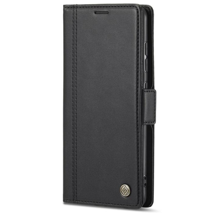 LC.imeeke - LC.IMEEKE Stand Wallet Function Fodral PU Läder - Svart