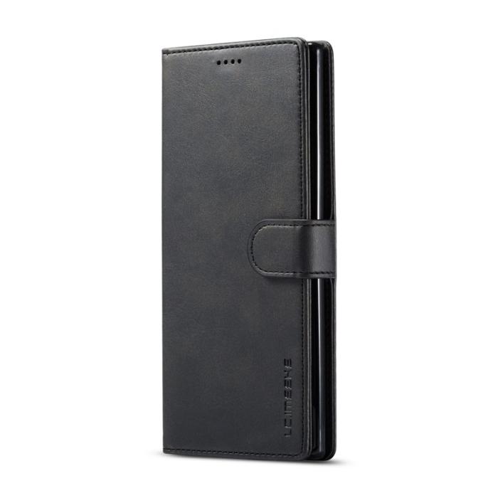 LC.imeeke - LC.IMEEKE Wallet Design för Samsung Galaxy A32 5G - Svart