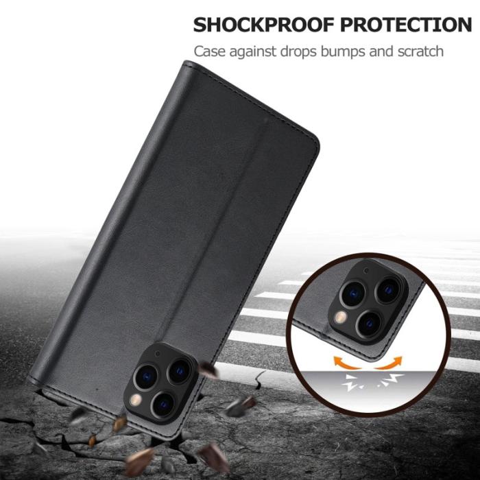 LC.imeeke - LC.IMEEKE Wallet Design Fodral i Äkta läder - Svart