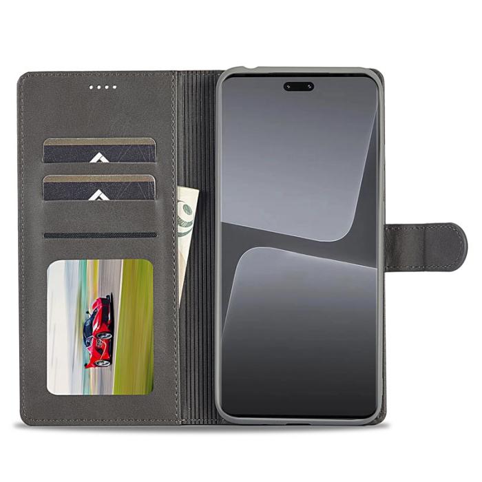 LC.imeeke - LC.IMEEKE Xiaomi 13 Lite Fodral i PU-läder - Grå