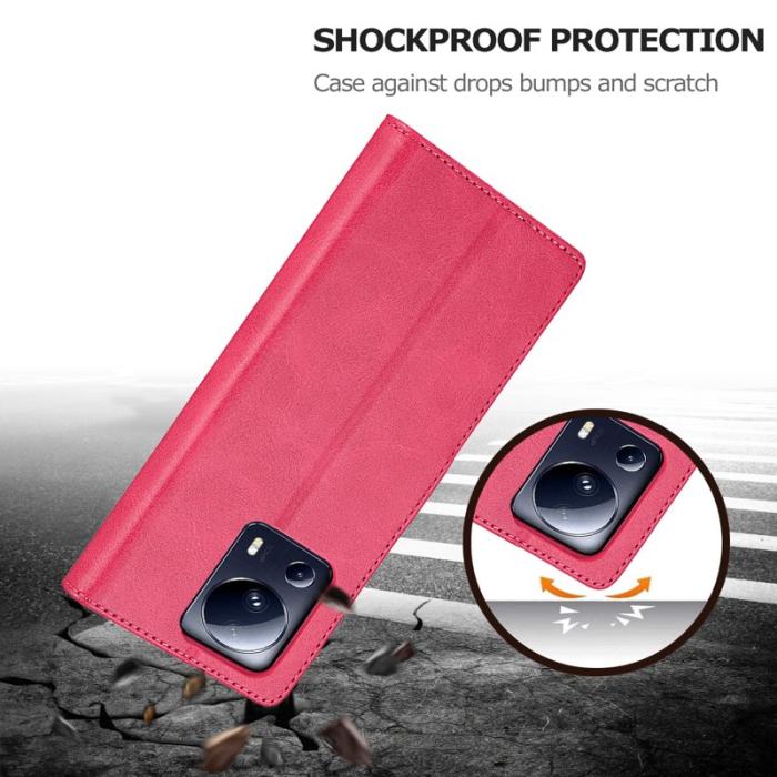 LC.imeeke - LC.IMEEKE Xiaomi 13 Lite Fodral i PU-läder - Rosa