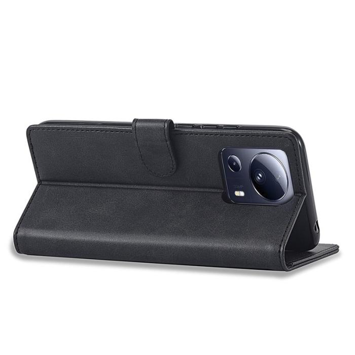 LC.imeeke - LC.IMEEKE Xiaomi 13 Lite Fodral i PU-läder - Svart