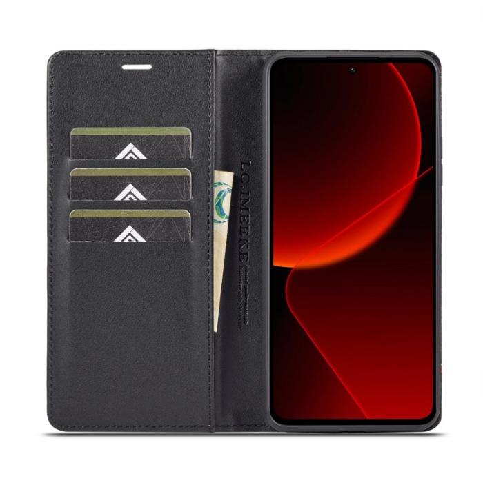 LC.imeeke - LC.IMEEKE Xiaomi 13T Pro Fodral TPU+PU Läder - Vertikal Rand