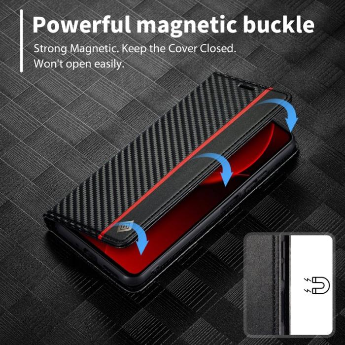 LC.imeeke - LC.IMEEKE Xiaomi 13T Pro Fodral TPU+PU Läder - Vertikal Rand