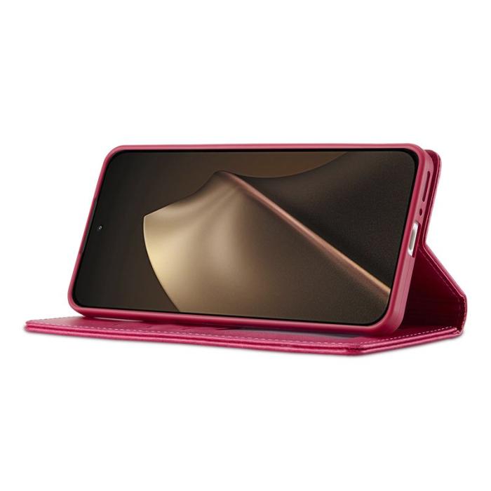 LC.imeeke - LC.IMEEKE Xiaomi 15T Fodral Äkta läder - Rosa