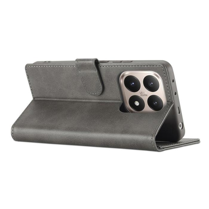 LC.imeeke - LC.IMEEKE Xiaomi 15T Fodral PU Läder - Grå