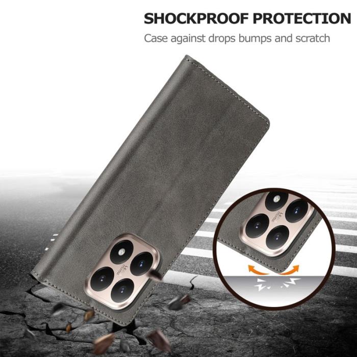 LC.imeeke - LC.IMEEKE Xiaomi 15T Fodral PU Läder - Grå