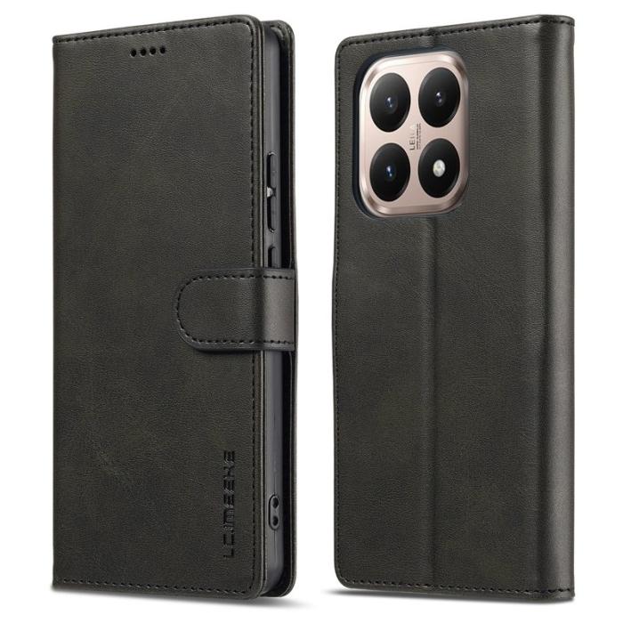 LC.imeeke - LC.IMEEKE Xiaomi 15T Fodral PU Läder - Svart