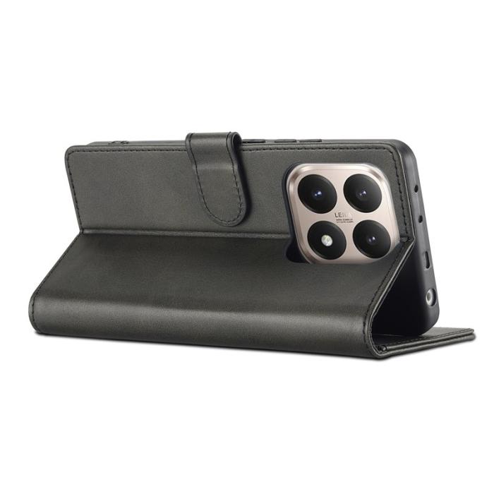 LC.imeeke - LC.IMEEKE Xiaomi 15T Fodral PU Läder - Svart