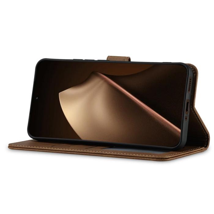 LC.imeeke - LC.IMEEKE Xiaomi 15T Pro Plånboksfodral Konstläder - Gul