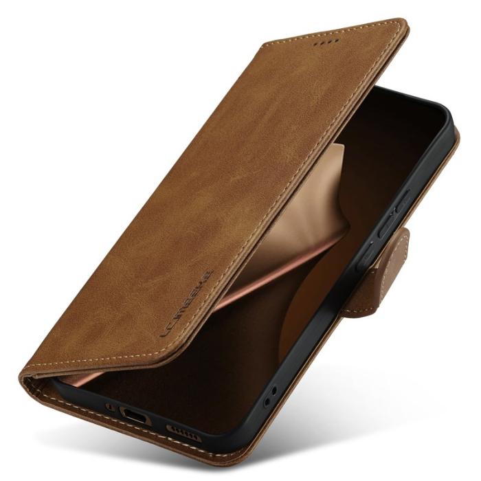 LC.imeeke - LC.IMEEKE Xiaomi 15T Pro Plånboksfodral Konstläder - Gul