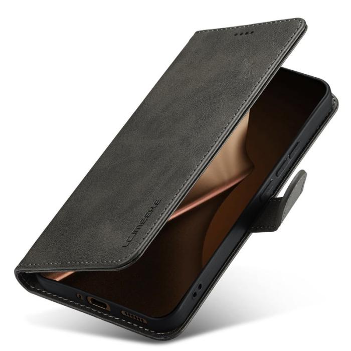 LC.imeeke - LC.IMEEKE Xiaomi 15T Pro Plånboksfodral Konstläder - Grå