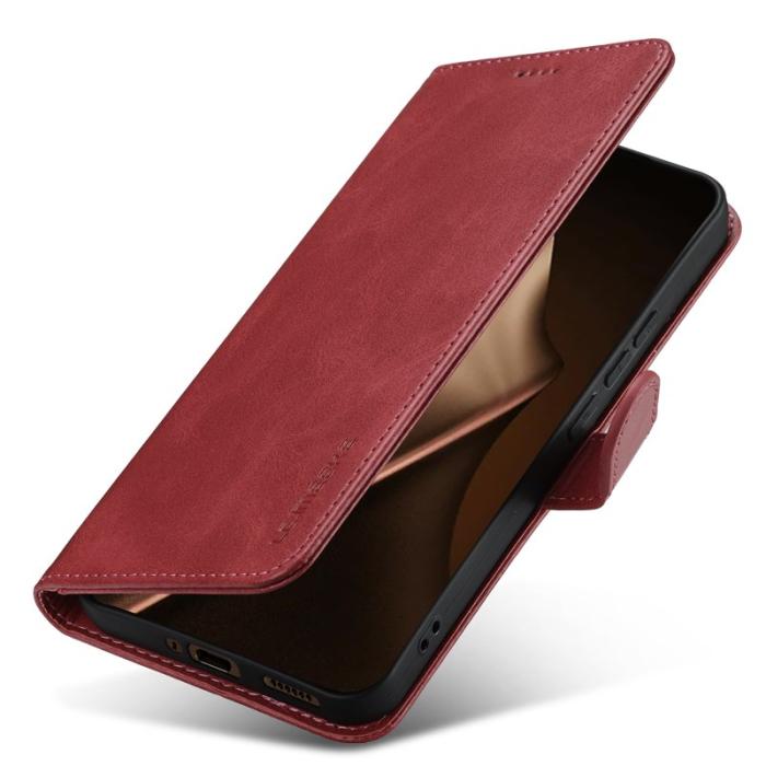 LC.imeeke - LC.IMEEKE Xiaomi 15T Pro Plånboksfodral Konstläder - Rosa