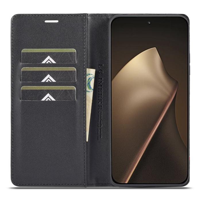 LC.imeeke - LC.IMEEKE Xiaomi 15T Wallet Fodral Äkta läder - Vertikal Rand