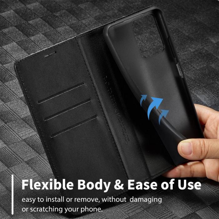 LC.imeeke - LC.IMEEKE Xiaomi 15T Wallet Fodral Äkta läder - Vertikal Rand