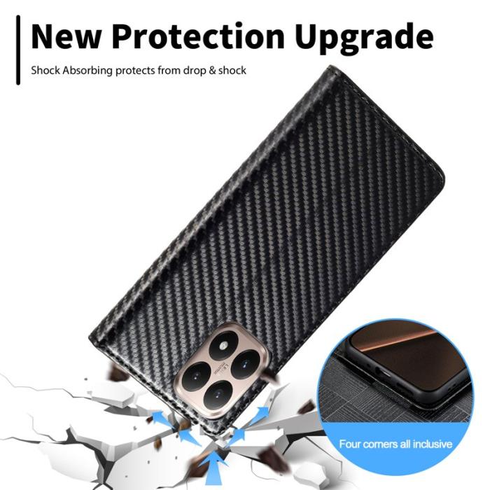 LC.imeeke - LC.IMEEKE Xiaomi 15T Wallet Fodral Äkta läder - Vertikal Rand