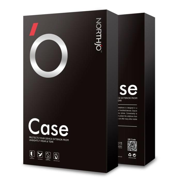 NORTHJO - NORTHJO iPhone 14 Pro Max Fodral - Magnetiskt - Äkta läder - Svart