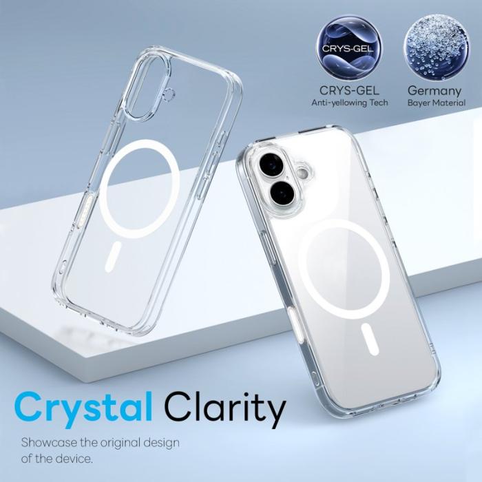 NORTHJO - NORTHJO iPhone 16 Fodral PC + TPU - Vit