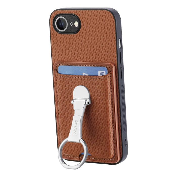 CASENEO - Saluda iPhone 16e Skal Äkta läder - Brun