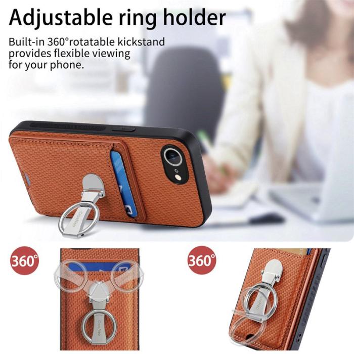 CASENEO - Saluda iPhone 16e Skal Äkta läder - Brun