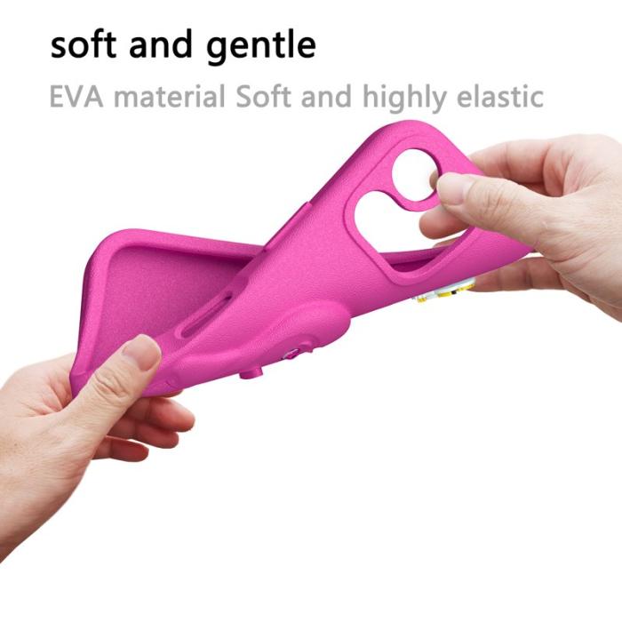 OEM - D.G Ming iPhone 16 Pro Fodral Kickstand Shockproof EVA - Rosa