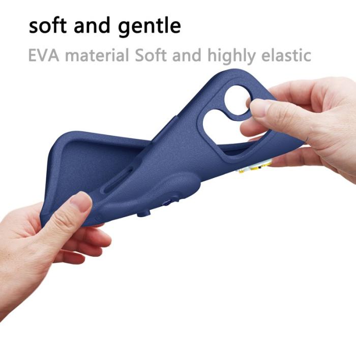 OEM - D.G Ming iPhone 16 Pro Skal Penguin Design - Shockproof EVA - Navy Blue