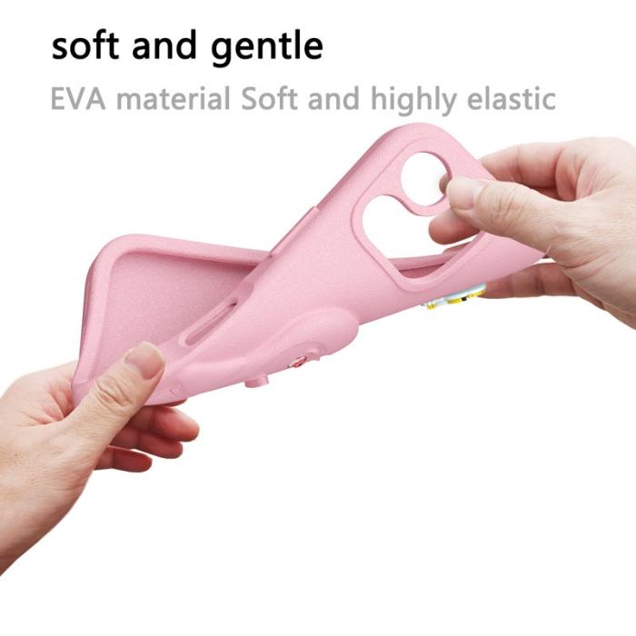 OEM - D.G Ming iPhone 16 Pro Skal Penguin Design - Stöttålig EVA - Rosa