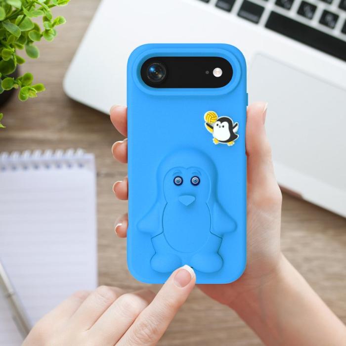 OEM - D.G Ming iPhone Air Case Kickstand Shockproof EVA - Blå