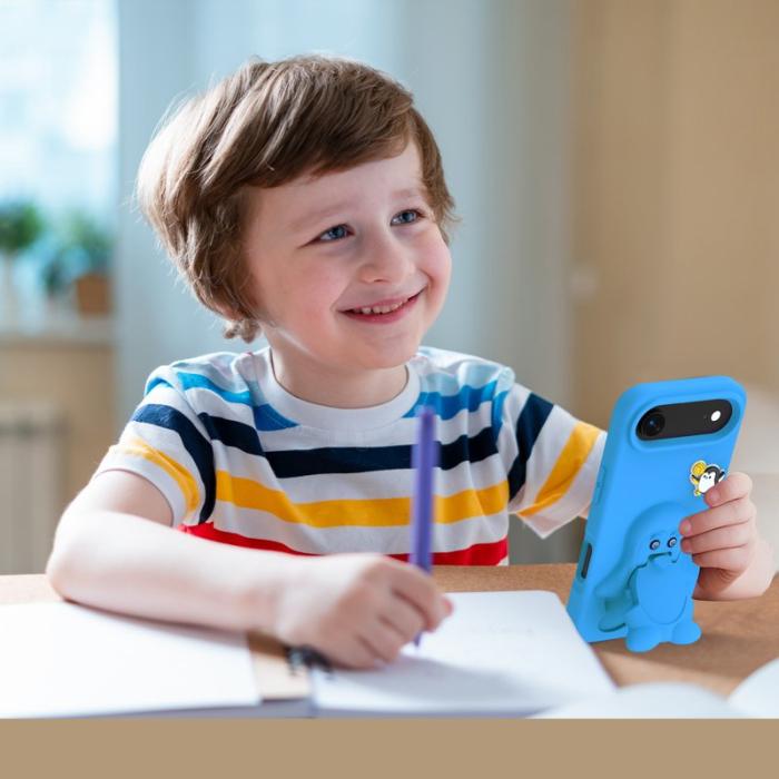 OEM - D.G Ming iPhone Air Case Kickstand Shockproof EVA - Blå