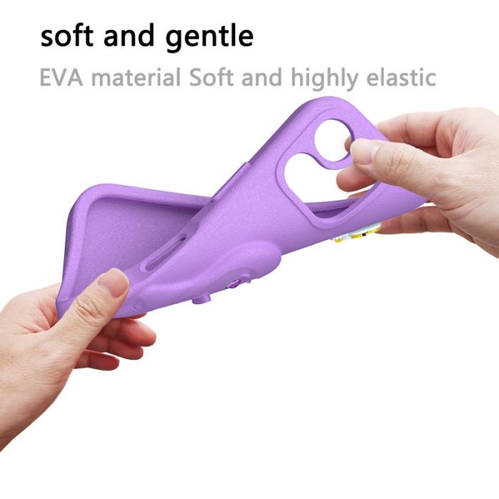 OEM - Penguin iPhone 16 Pro Skal Kickstand Stöttålig EVA - Lila