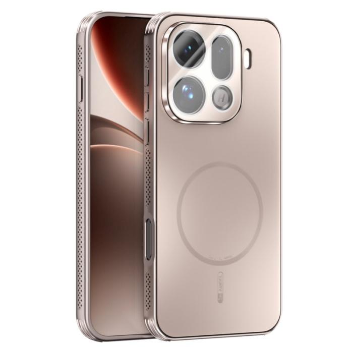 ABEEL - ABEEL Mobilskal till Oppo Find X9 Pro 5G Magsafe Plast - Guld