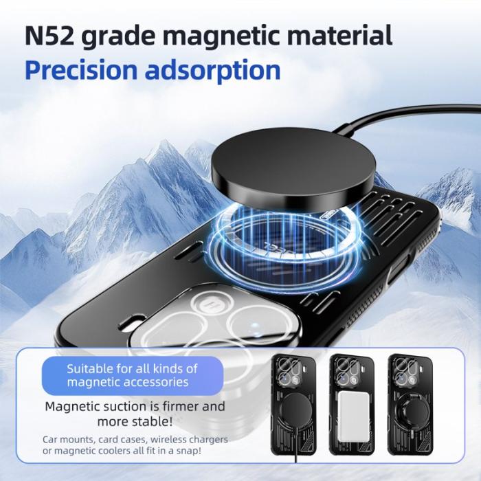 ABEEL - ABEEL Mobilskal till Oppo Find X9 Pro 5G Aluminium + PC + TPU - Grå