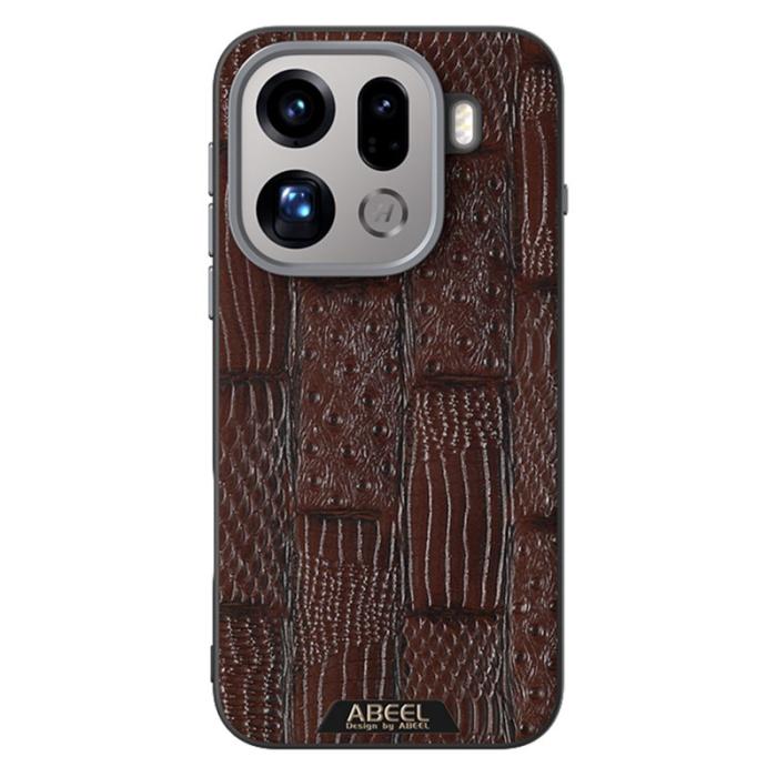 ABEEL - ABEEL Mobilskal till Oppo Find X9 Pro 5G Plast - Brun