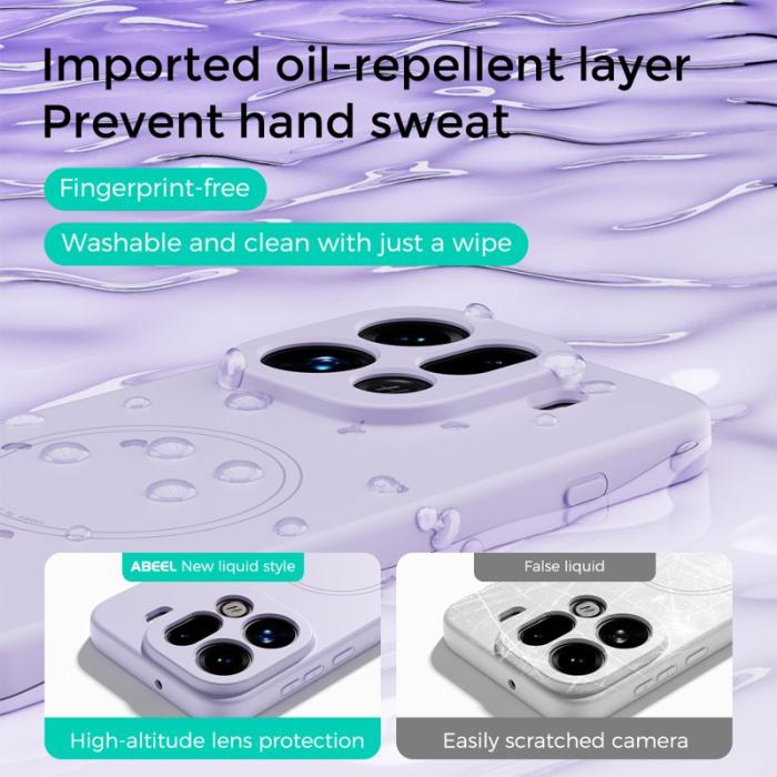 ABEEL - ABEEL Mobilskal till Oppo Find X9 Pro 5G Silikon - Rosa