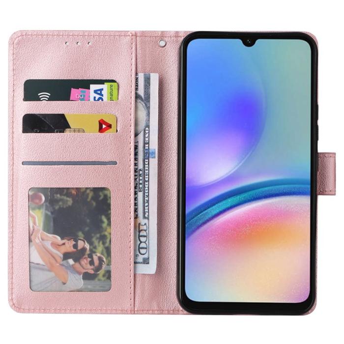 OEM - ABEEL Samsung Galaxy A35 5G Fodral PU Läder Magnetisk Stängning - Roséguld