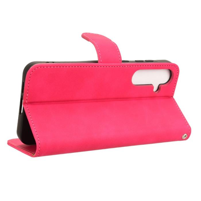 OEM - ABEEL Samsung Galaxy A55 5G Plånboksfodral Konstläder Ställ - Rosa