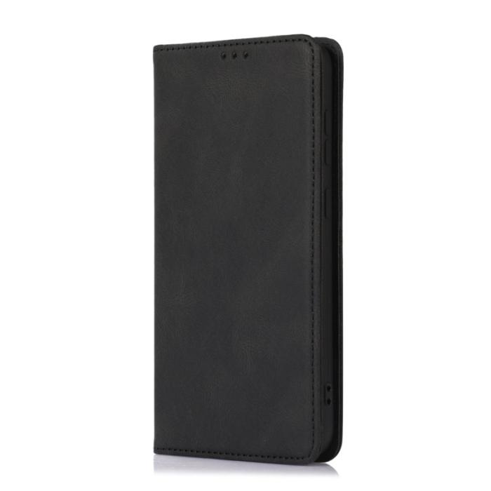 OEM - ABEEL Samsung Galaxy A55 5G Plånboksfodral Magnetisk Stängning Konstläder Svart