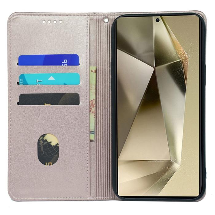 OEM - ABEEL Samsung Galaxy S26 Ultra Fodral Äkta Läder - Roséguld