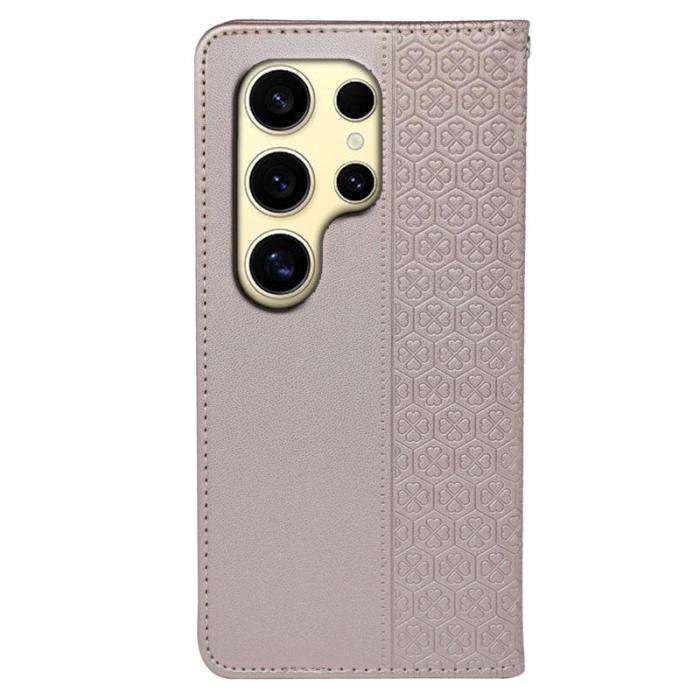 OEM - ABEEL Samsung Galaxy S26 Ultra Fodral Äkta Läder - Roséguld