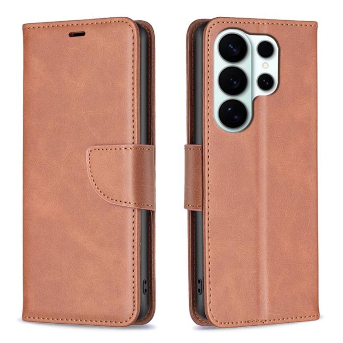 OEM - ABEEL Samsung Galaxy S26 Ultra Mobilskal Stöttålig KonstLäder - Brun